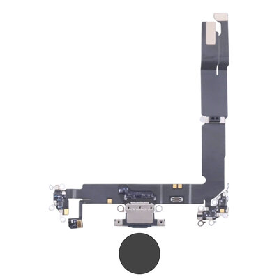Dock connector oplaadpoort voor iPhone 16 Plus Zwart Dock connector oplaadpoort voor iPhone 16 Plus Zwart