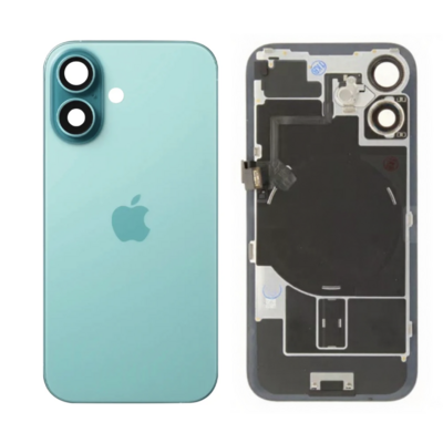 Originele Pulled achterkant met wireless charging voor iPhone 16 Groen