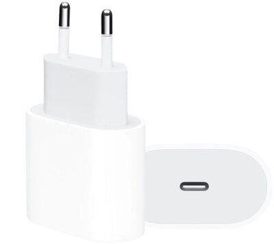 Refurbished Originele USB-C adapter snellader 20W voor iPhone, iPad, Apple Watch en AirPods Refurbished Originele USB-C adapter snellader 20W voor iPhone, iPad, Apple Watch en AirPods