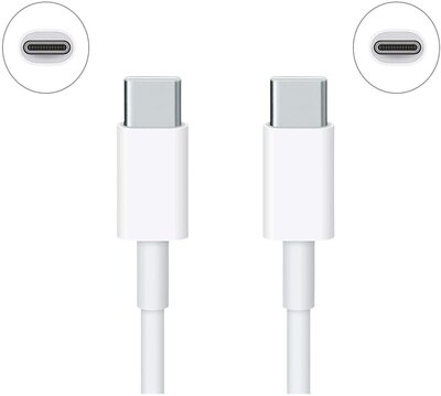 Refurbished originele USB-C naar USB-C kabel voor Macbooks 2 meter Refurbished originele USB-C naar USB-C kabel voor Macbooks 2 meter