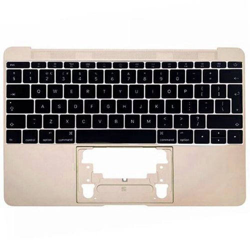 Topcase met toetsenbord EU / NL goud voor Apple MacBook 12-inch A1534